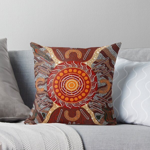 Item preview, Red Aboriginal Dot Pattern designed and sold by andreisky.
