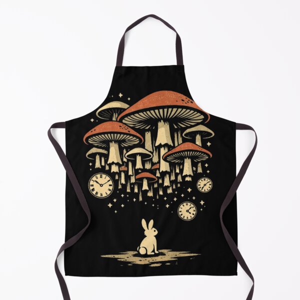 Item preview, Whimsical Rabbit – Surreal Mushroom Fantasy Illustration designed and sold by Dogandesighn.