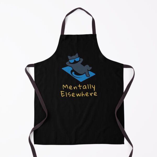 Item preview, Mentally Elsewhere | Cool Blue Cat | Mood System Cats designed and sold by ContigoART.