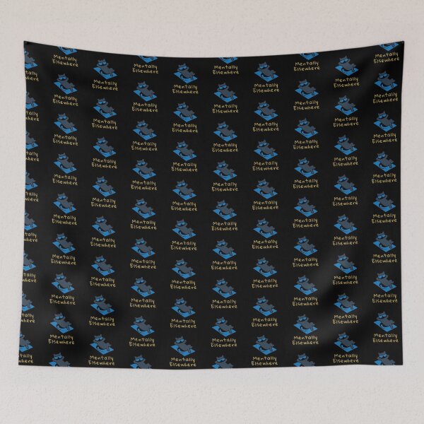 Item preview, Mentally Elsewhere | Cool Blue Cat | Mood System Cats designed and sold by ContigoART.