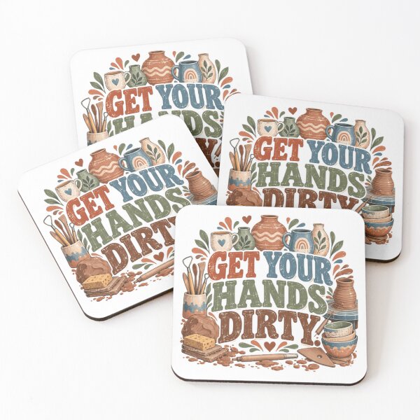 Item preview, Get Your Hands Dirty Pottery Lover Ceramist Artist designed and sold by JonesFlora2025.