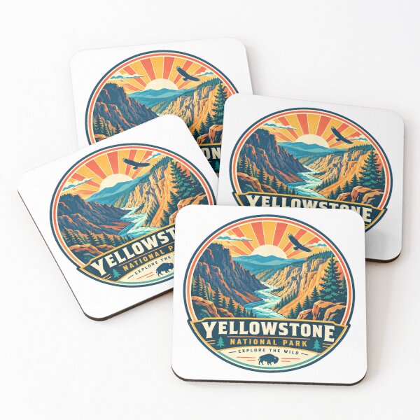 Item preview, Yellowstone National Park Explore The Wild Outdoor Travel Adventure Souvenir designed and sold by Simsimah26Parks.