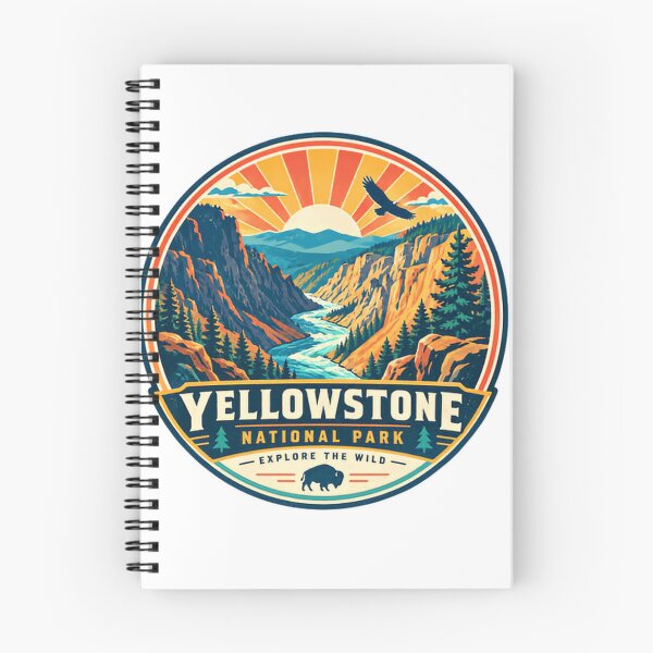 Item preview, Yellowstone National Park Explore The Wild Outdoor Travel Adventure Souvenir designed and sold by Simsimah26Parks.
