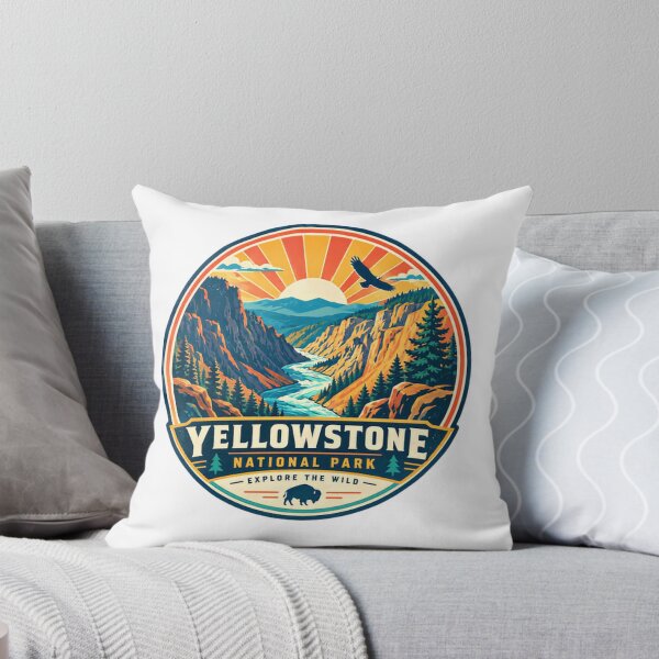 Item preview, Yellowstone National Park Explore The Wild Outdoor Travel Adventure Souvenir designed and sold by Simsimah26Parks.