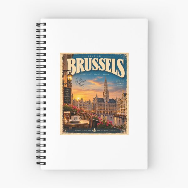 Item preview, Brussels Belgium – Vintage European City designed and sold by Fleetwood1994.