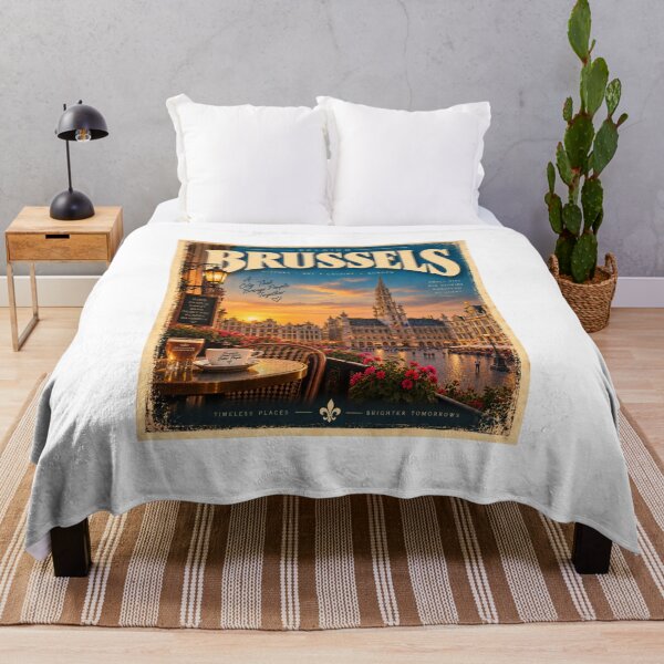 Item preview, Brussels Belgium – Vintage European City designed and sold by Fleetwood1994.