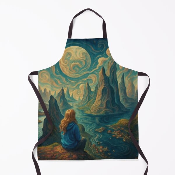 Item preview, Mystical Moonlit Fantasy Landscape designed and sold by EchoWave11.