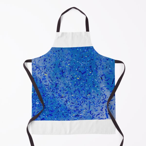 Item preview, Blue Confetti Falling Over Sky Background Celebrating Party Event And Festive Atmosphere designed and sold by Nmallia.