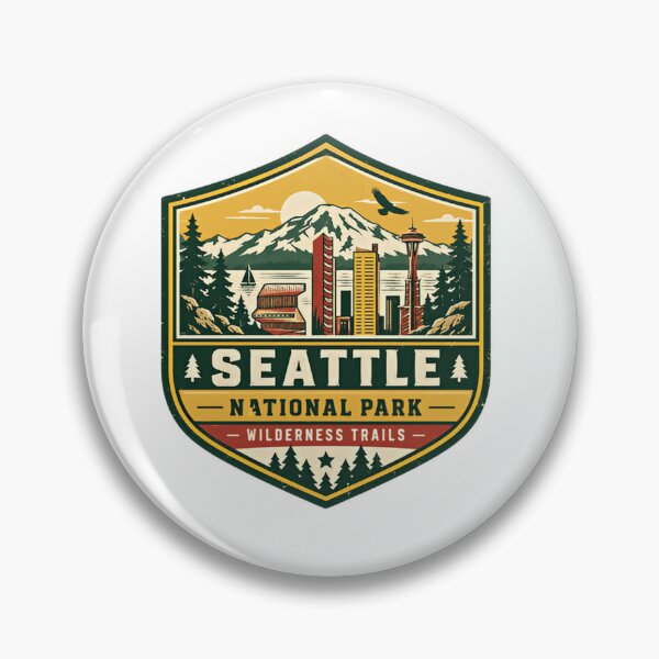 Item preview, Seattle National Park Wilderness Trails Travel Pacific Northwest Adventure designed and sold by Simsimah26Parks.