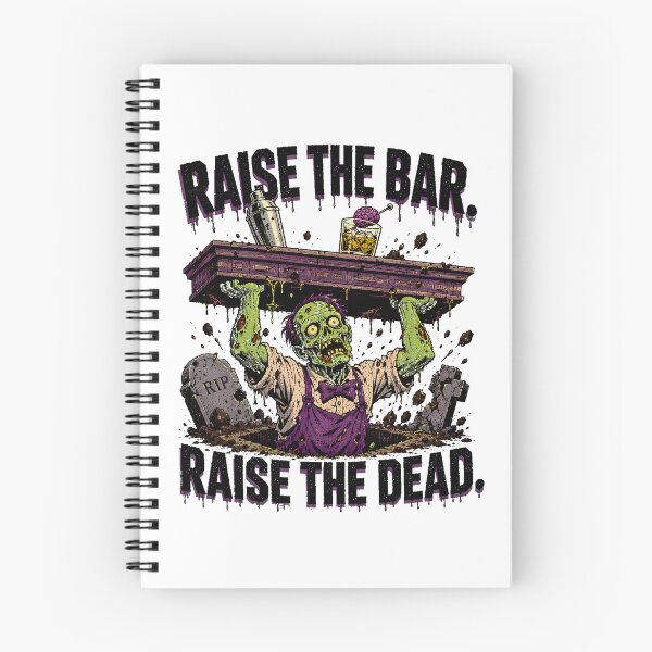 Item preview, Zombie Bartender Grave Cocktails Horror Mixologist designed and sold by chattsuede.