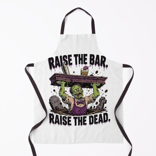 Aperçu de l'œuvre Barman zombie, cocktails funéraires, mixologue d'horreur créée et vendue par chattsuede.