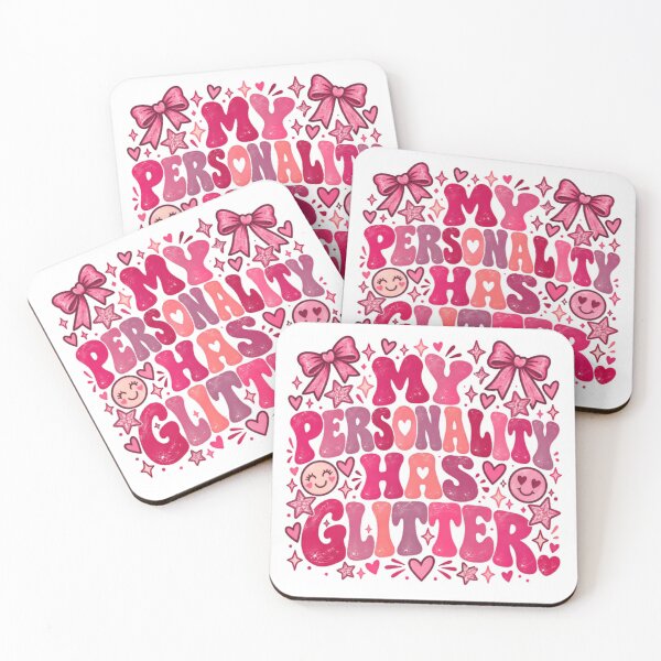 Item preview, My Personality Has Glitter Sparkly Feminine Girls Women designed and sold by JonesFlora2025.