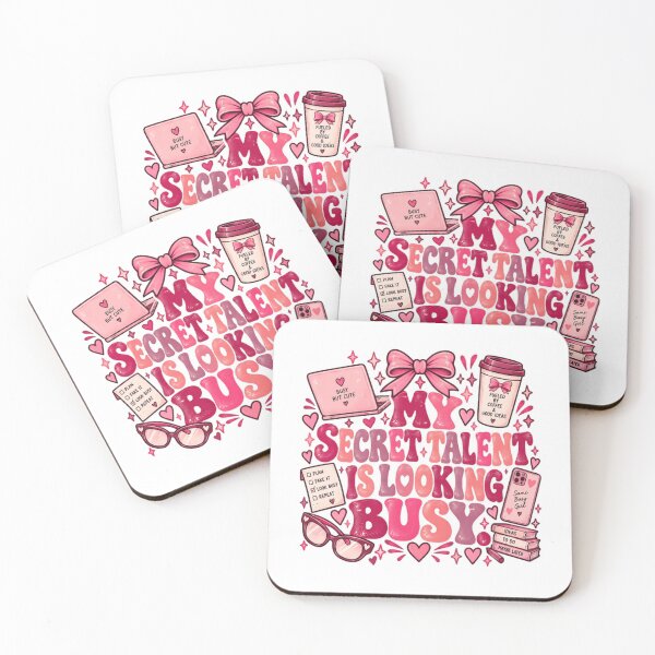 Item preview, My Secret Talent Is Looking Busy Busy Girl Office Humor Productivity designed and sold by RetroMini2026.