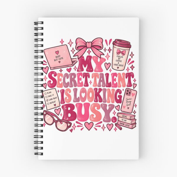 Item preview, My Secret Talent Is Looking Busy Busy Girl Office Humor Productivity designed and sold by RetroMini2026.