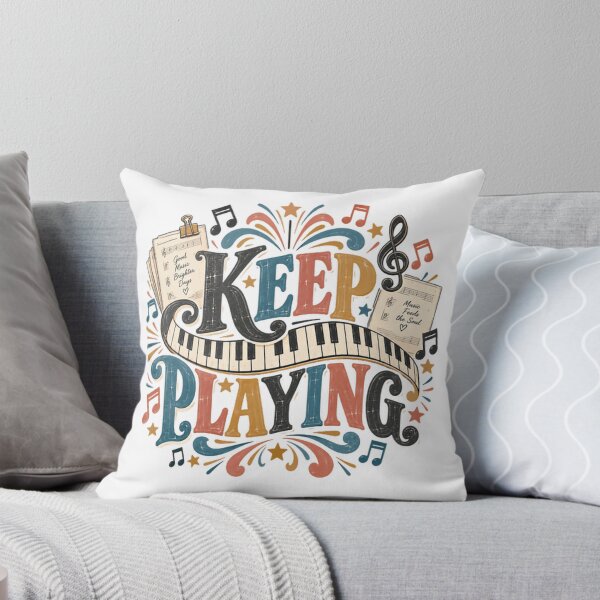 Item preview, Keep Playing Musician Piano Player Keyboard Music Lover designed and sold by JonesFlora2025.
