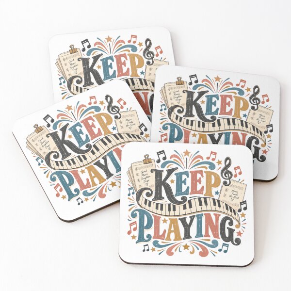 Item preview, Keep Playing Musician Piano Player Keyboard Music Lover designed and sold by JonesFlora2025.