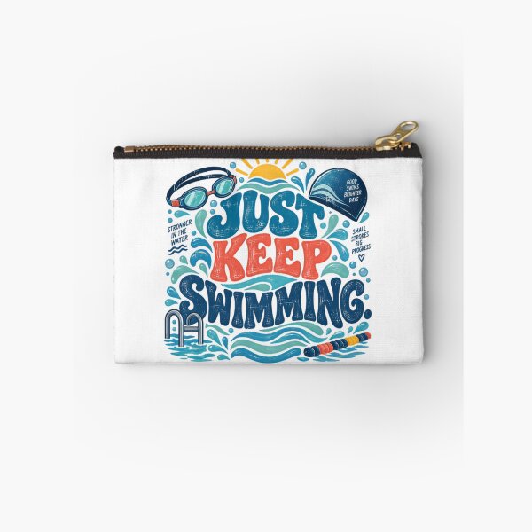 Item preview, Just Keep Swimming Swimmer Motivation Aquatic Athlete designed and sold by RetroMini2026.