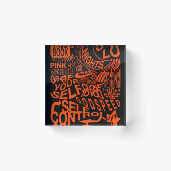 Item preview, Lyric Orange Frank Ocean designed and sold by RetroArtCanvas.