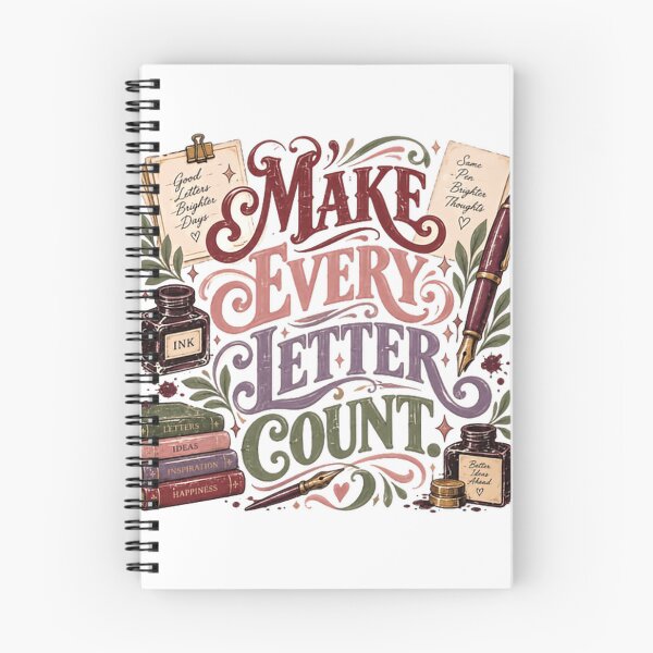 Item preview, Make Every Letter Count Writing Calligraphy Journaling designed and sold by JonesFlora2025.