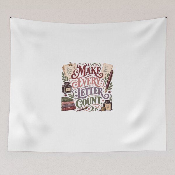 Item preview, Make Every Letter Count Writing Calligraphy Journaling designed and sold by JonesFlora2025.