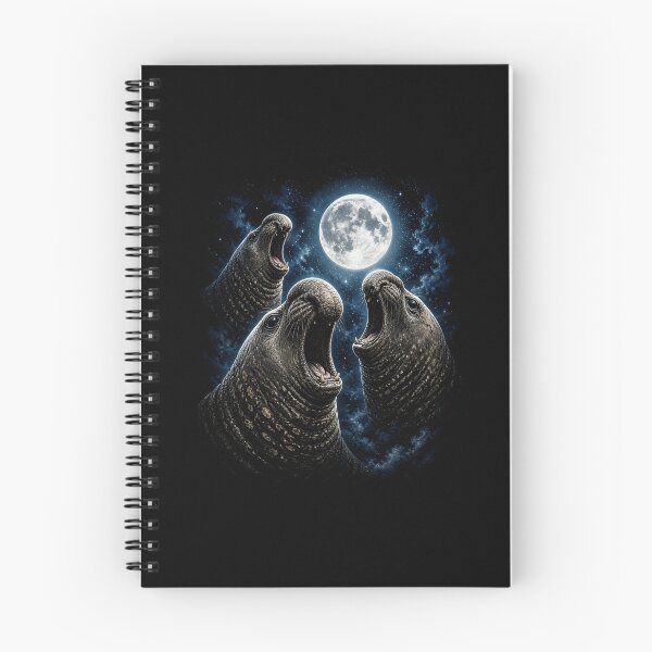 Item preview, Elephant Seal Lover Galaxy Moon designed and sold by Animavera.