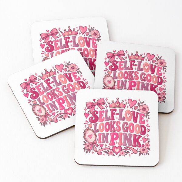 Item preview, Self-Love Looks Good In Pink Women Empowerment Positive Affirmation designed and sold by RetroMini2026.