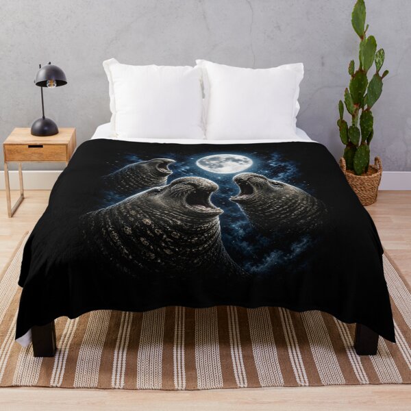 Item preview, Elephant Seal Lover Galaxy Moon designed and sold by Animavera.
