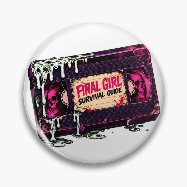 Item preview, Horror Cassette Slimy Skull VHS Slasher Fanatic designed and sold by chattsuede.