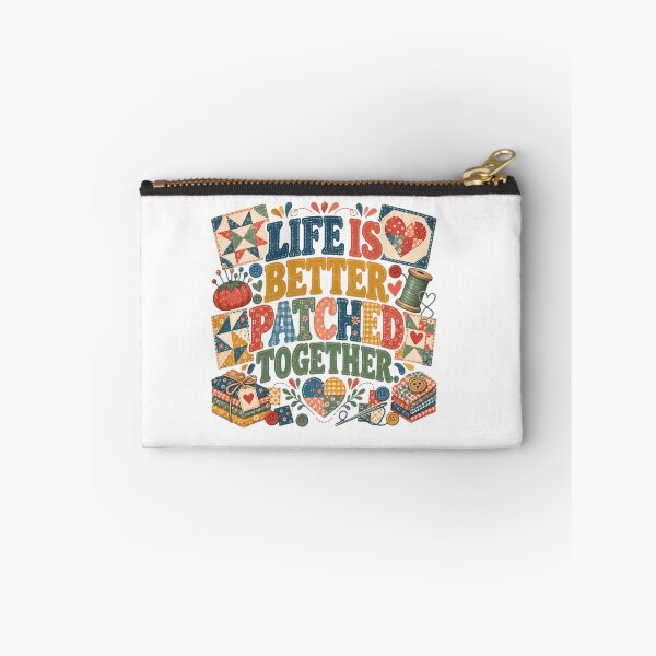 Item preview, Life Is Better Patched Together Quilting Sewing Crafter designed and sold by JonesFlora2025.