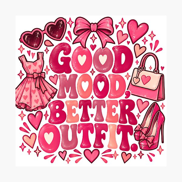 Item preview, Good Mood Better Outfit Fashion Style Women designed and sold by RetroMini2026.