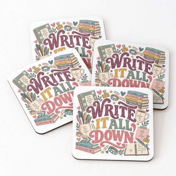 Item preview, Write It All Down Journaling Planner Writing Self Care designed and sold by JonesFlora2025.