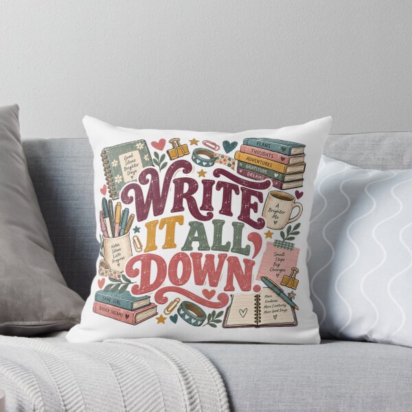 Item preview, Write It All Down Journaling Planner Writing Self Care designed and sold by JonesFlora2025.