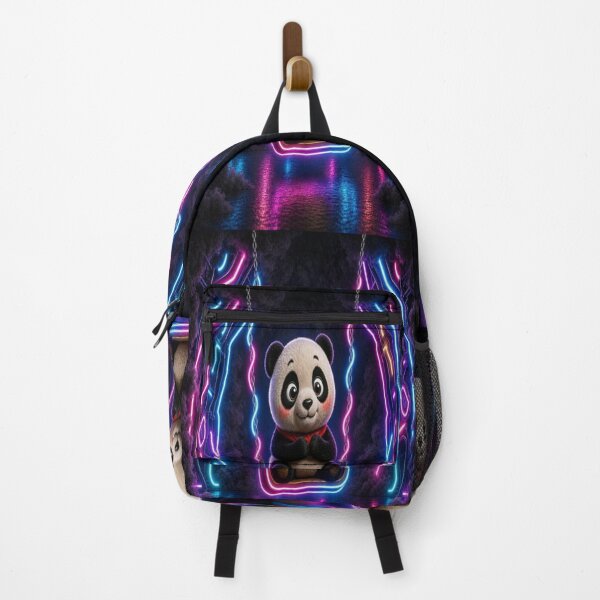 Item preview, Cute Chibi Panda on Neon Swing designed and sold by Breezes-of-Ida.