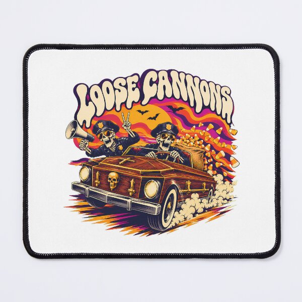 Item preview, Skeleton Cops Coffin Car Sunset Halloween Streetwear designed and sold by chattsuede.
