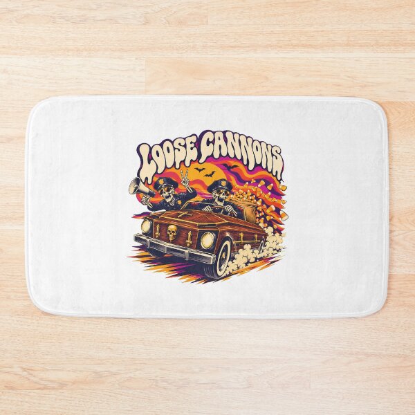 Item preview, Skeleton Cops Coffin Car Sunset Halloween Streetwear designed and sold by chattsuede.