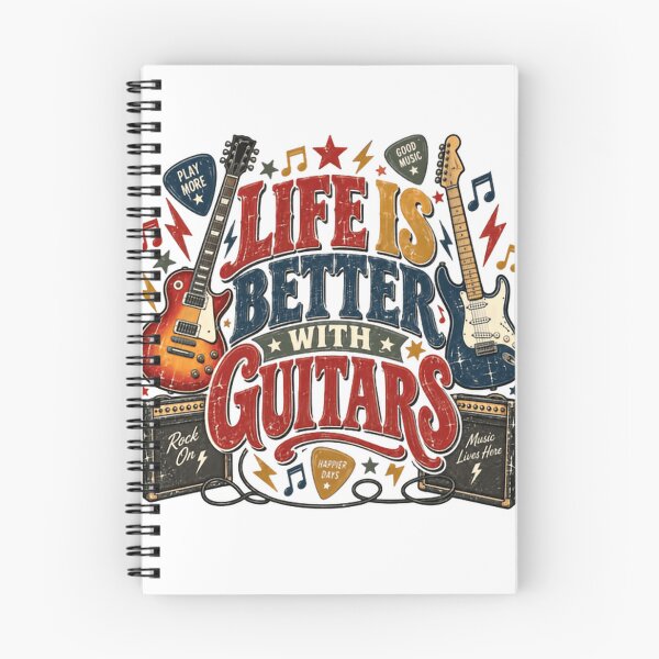 Item preview, Life Is Better With Guitars Guitarist Musician Music Lover designed and sold by JonesFlora2025.