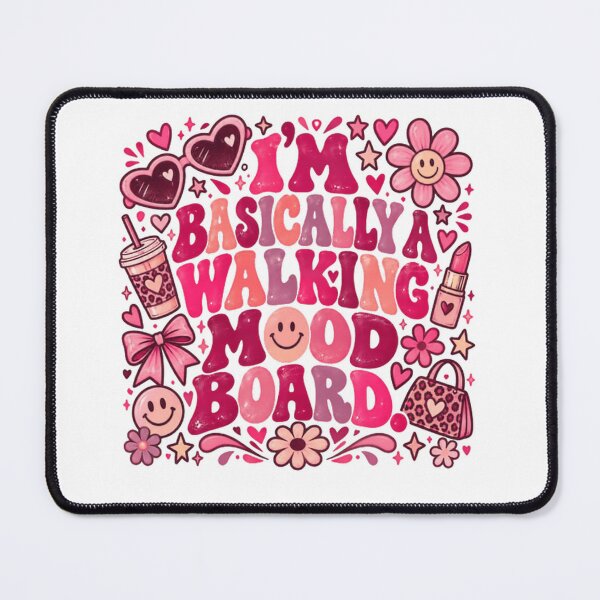 Item preview, I'm Basically A Walking Mood Board Trendy Aesthetic Personality designed and sold by RetroMini2026.