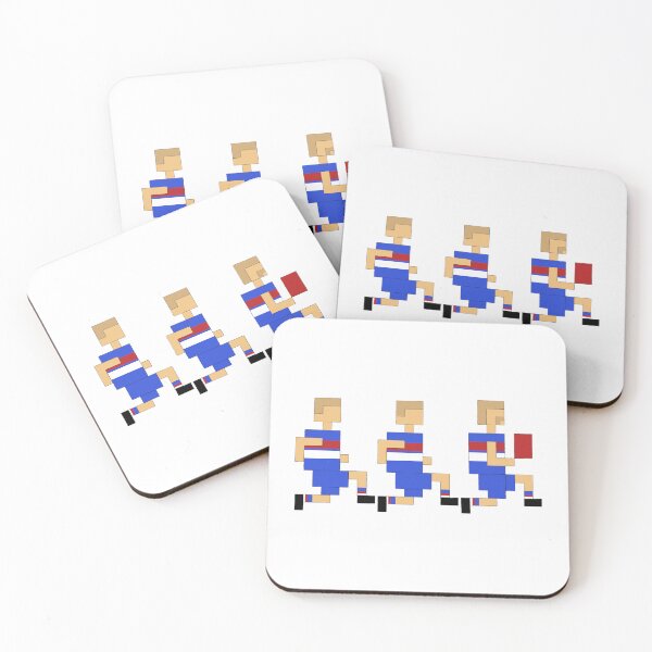 Item preview, Three Square Bulldogs Footballers designed and sold by famousflies313.