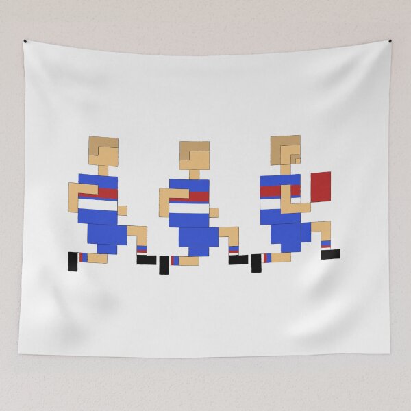 Item preview, Three Square Bulldogs Footballers designed and sold by famousflies313.