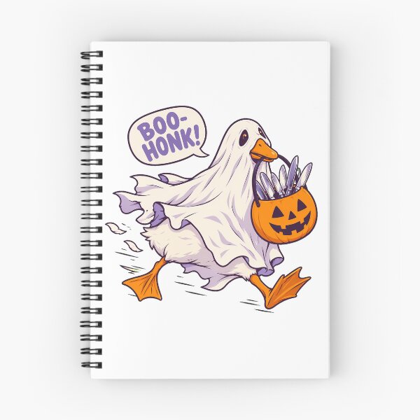 Item preview, Ghost Goose Cartoon Knives Halloween Meme designed and sold by chattsuede.