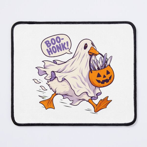 Item preview, Ghost Goose Cartoon Knives Halloween Meme designed and sold by chattsuede.