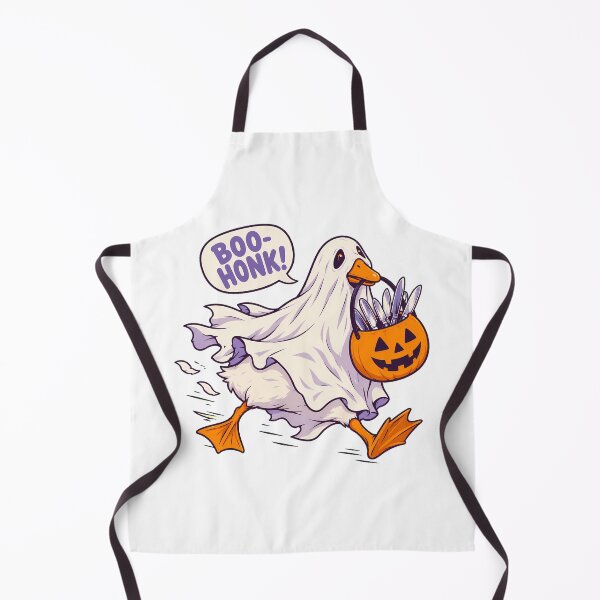 Item preview, Ghost Goose Cartoon Knives Halloween Meme designed and sold by chattsuede.