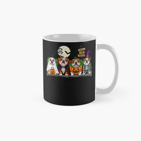 Item preview, Bulldogs Because People are Creepy Halloween Dogs Costume designed and sold by leevekaArt.