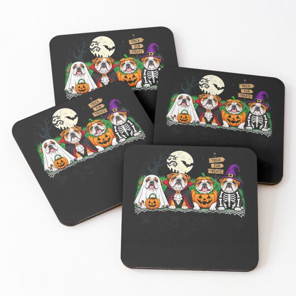 Item preview, Bulldogs Because People are Creepy Halloween Dogs Costume designed and sold by leevekaArt.