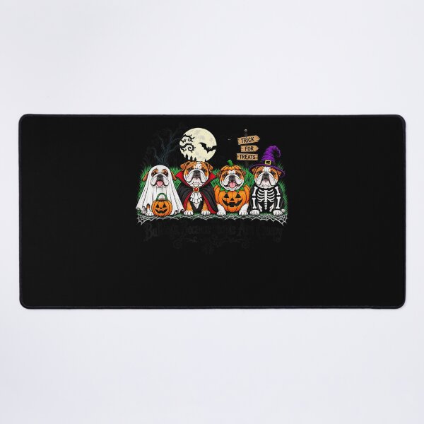 Item preview, Bulldogs Because People are Creepy Halloween Dogs Costume designed and sold by leevekaArt.