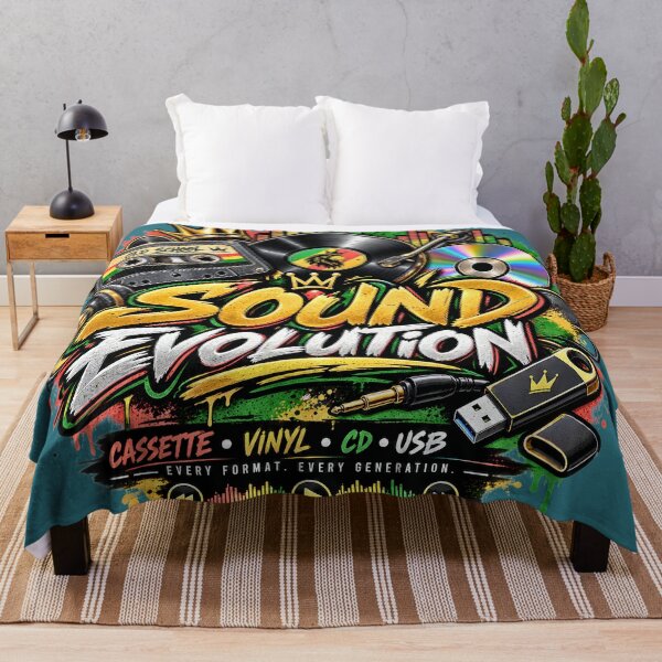 Item preview, Sound Evolution Music History Retro Vintage DJ Reggae Cassette Vinyl CD USB designed and sold by digitalbob60.
