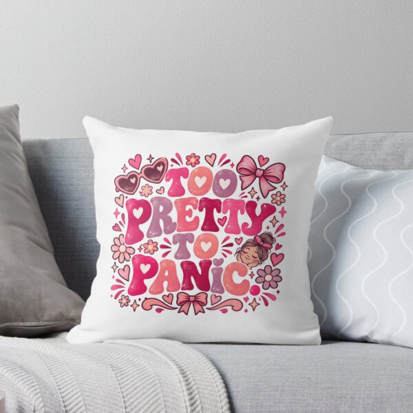 Item preview, Too Pretty To Panic Self Love Confident Woman Positive Attitude designed and sold by RetroMini2026.