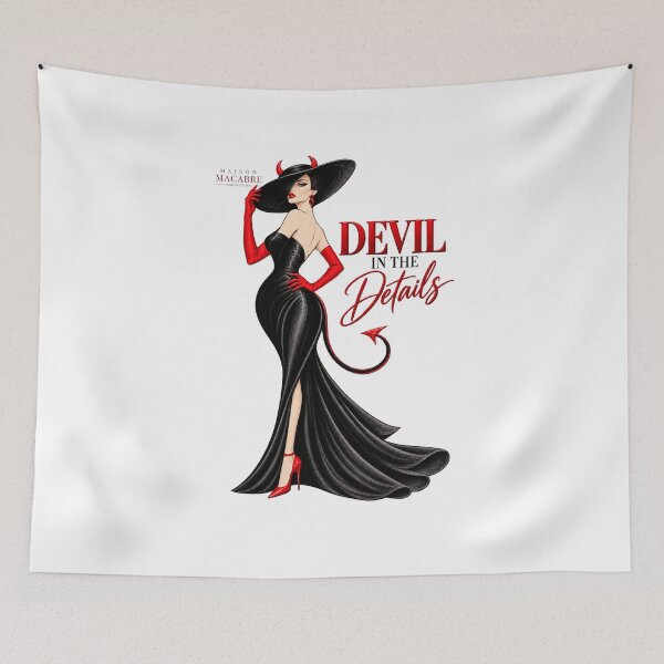 Item preview, MAISON MACABRE COLLECTION - Devil In The Details  - Glamorous Devil Couture Details designed and sold by WheelieGdArt.