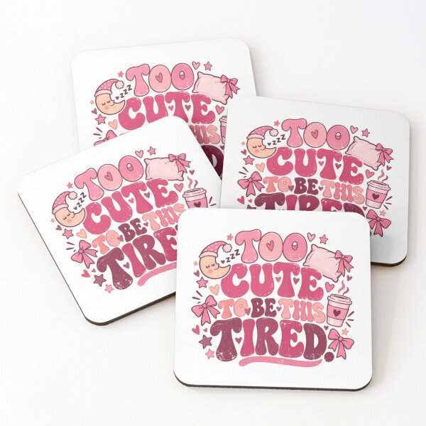 Item preview, Too Cute To Be This Tired Sleep Lover Exhausted Comfort designed and sold by JonesFlora2025.