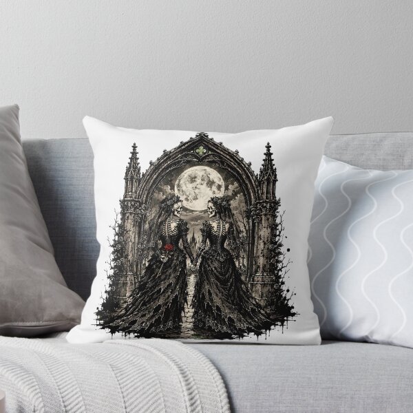 Item preview, Skeleton Brides Gothic Moon Rose Dark Romance designed and sold by chattsuede.
